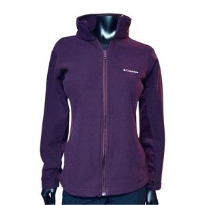 Columbia Zip-up Sweater with Omni-Heat Lining Medium Purple